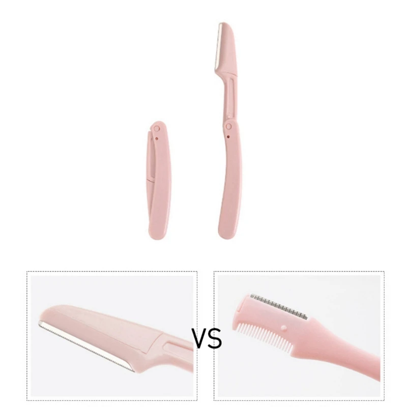 3 шт./компл. складная бритва для бровей женщин многоцелевой триммер бритвы лица из