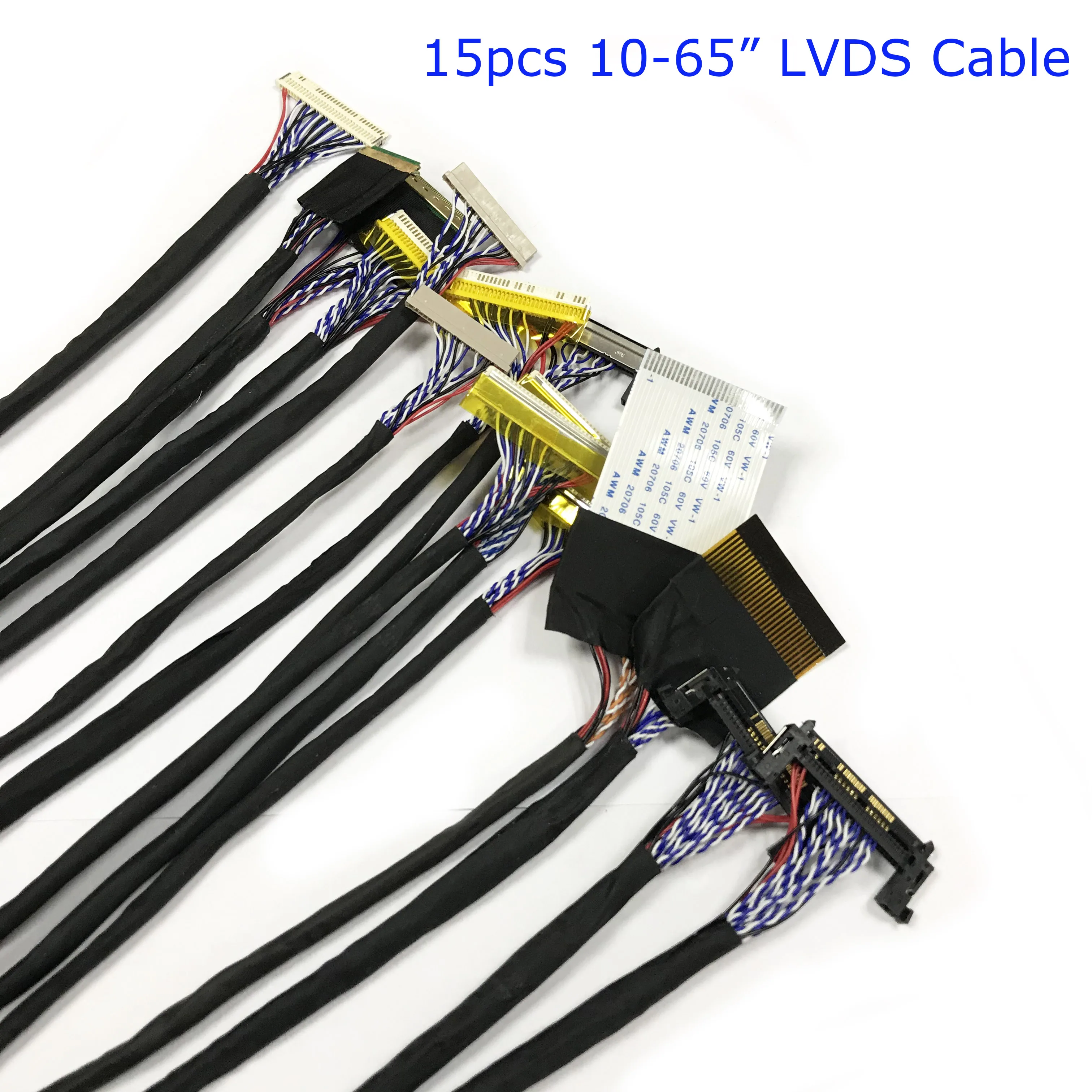 Комплект кабелей LVDS 10-65 дюймов кабель для ремонта телевизоров 20-65 Дюймов