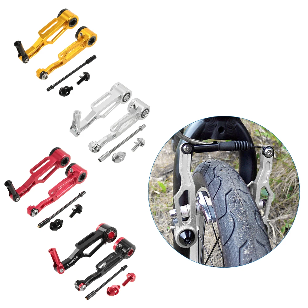 Комплект складных тормозных суппортов Lixada из алюминиевого сплава длинный рукав V