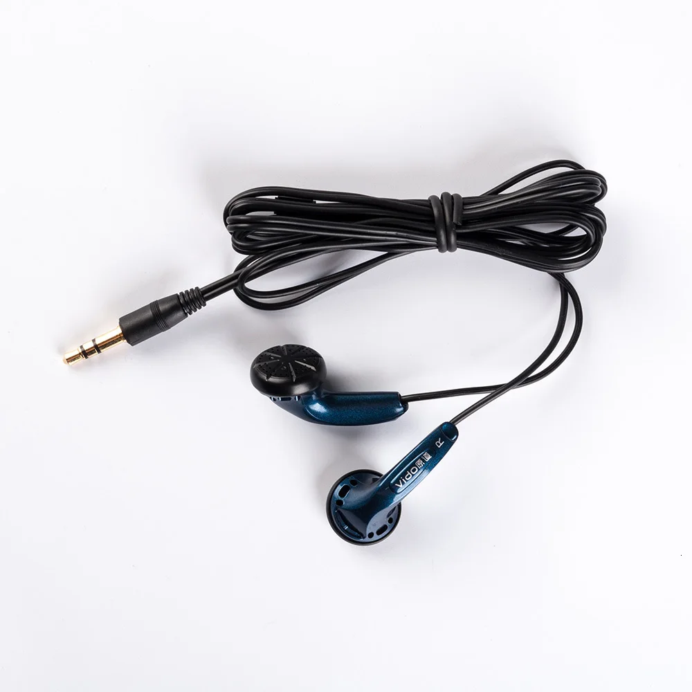 WOOEASY DIY VIDO наушник динамический бас с плоской головкой HIFI в ухо наушник белый черный