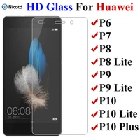 nicotd protective glass on the for huawei p8 p9 p10 9h screen protector for huawei p8 lite p9 lite p10 lite p8 lite 2017