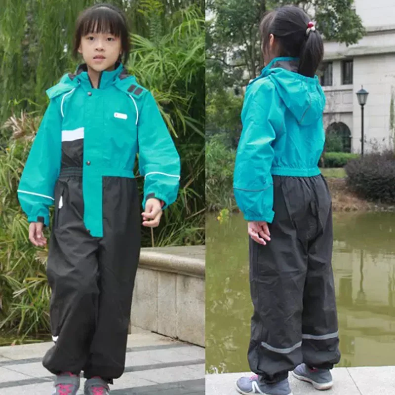 Детский непромокаемый комбинезон с капюшоном на возраст 1-8 лет |