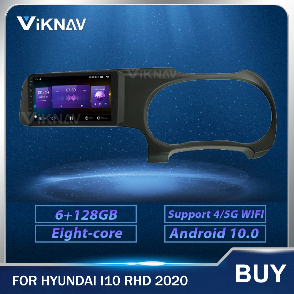 

2 Din 128G Android Car radio DVD multimedia player For Hyundai I10 RHD 2020 Car GPS Navigation Touch Screen head unit