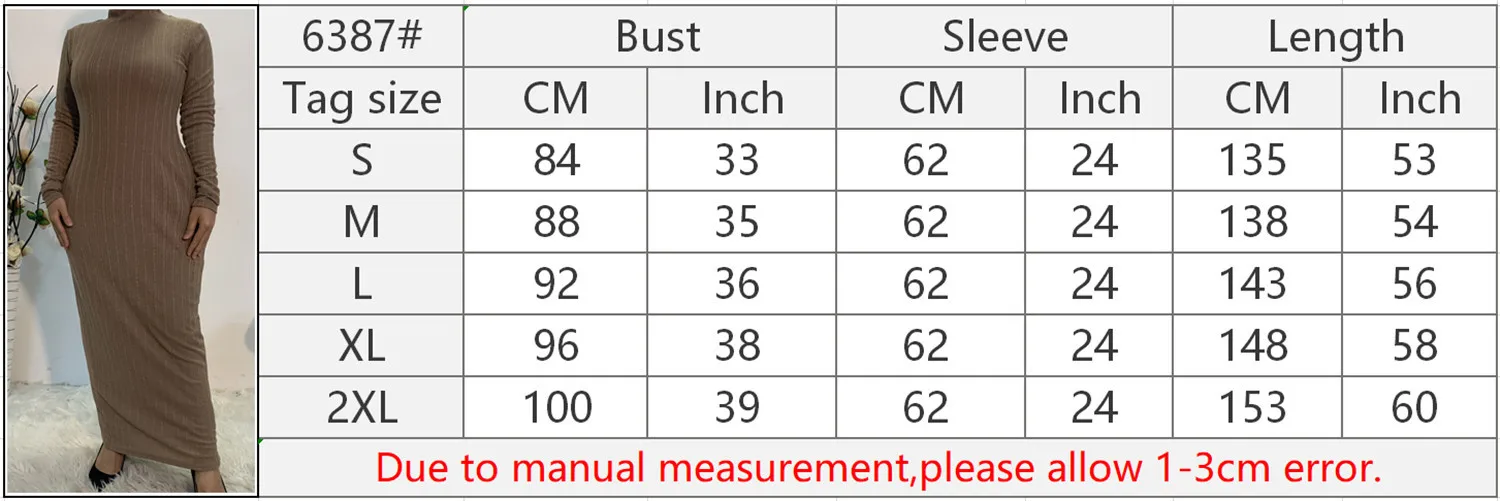 

Donsignet Muslim Dress Muslim Fashion Base Stretch Simple Slim Women's Dress Long Dresses Dubai Abaya Turkey Abayas for Women