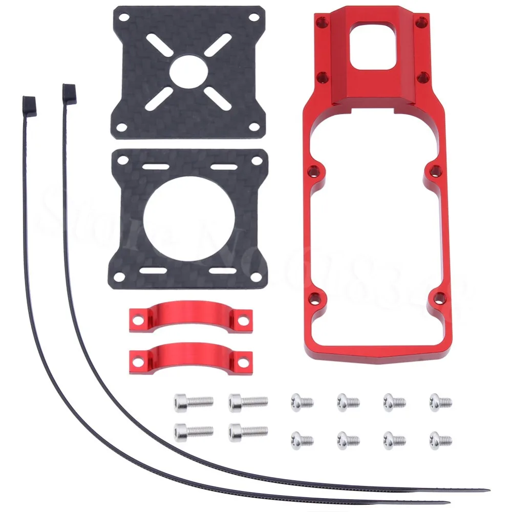 CNC углеродное волокно и алюминий 20 мм Мотор Монтажная пластина Держатель для RC