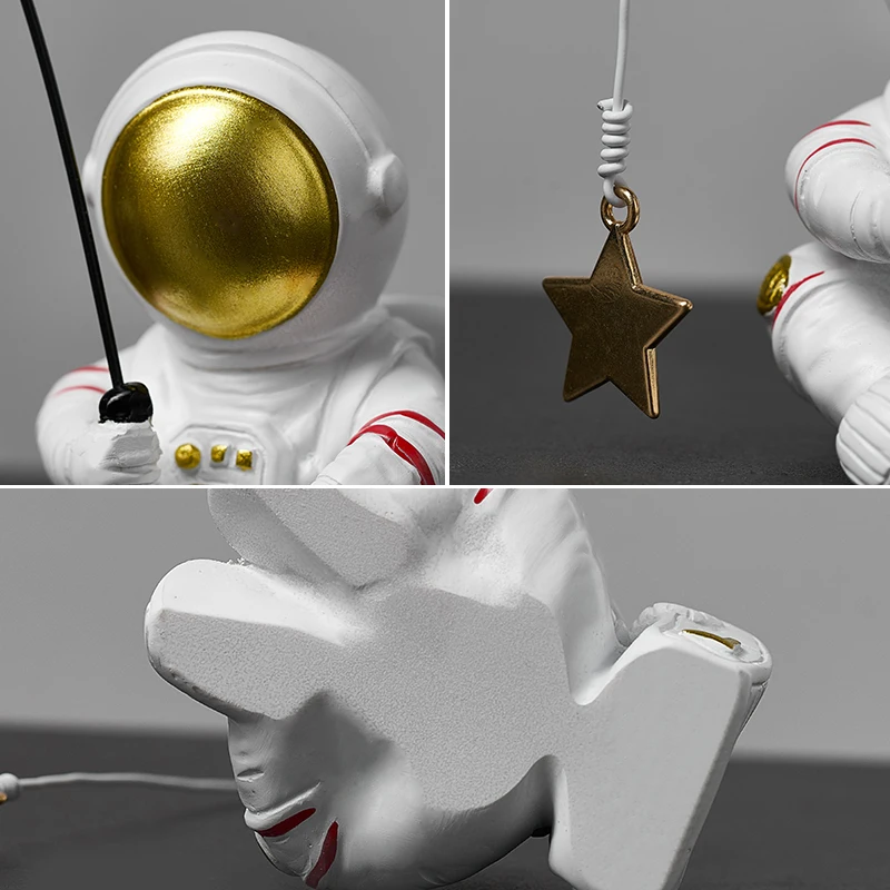 

Nordic Home Decoration For Living Room Space Man Model Astronaut Figurines Mini Garden Accessories Birthday Chirstmas Decoration