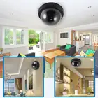Купол моделирование Комплектующие системы охранной сигнализации (Камера Крытый Наружного Наблюдения Поддельные веб-камеры дома Камера светодиодный светильник эмулировать CCTV для Предупреждение
