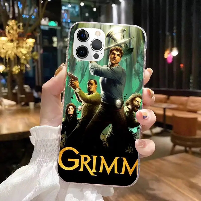 Чехол Grimm для телефона iphone 12 Mini SE 2020 5 5S 6 6S Plus 7 8 X XR XS 11 Pro Max прозрачный чехол Fundas
