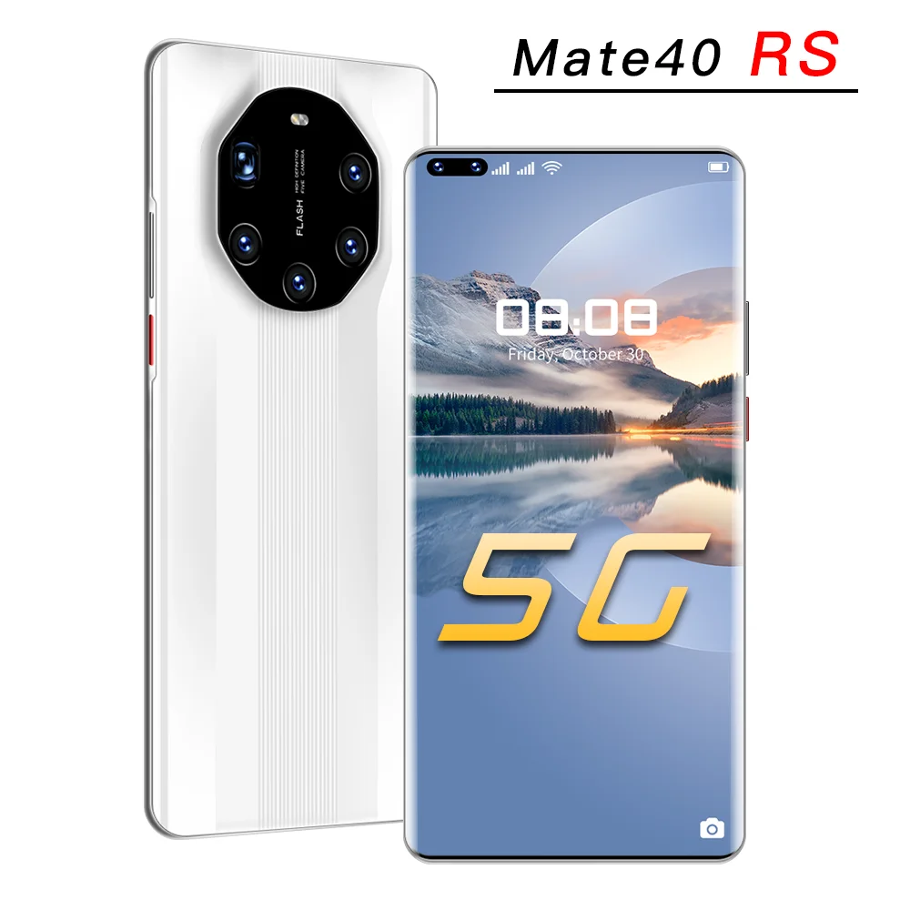 

Mate40 RS 7.2 inch Global Version Smartphone Unlocked mobile phone 5800mAh 12+512GB Deca Core dual-SIM dual standbycell phone