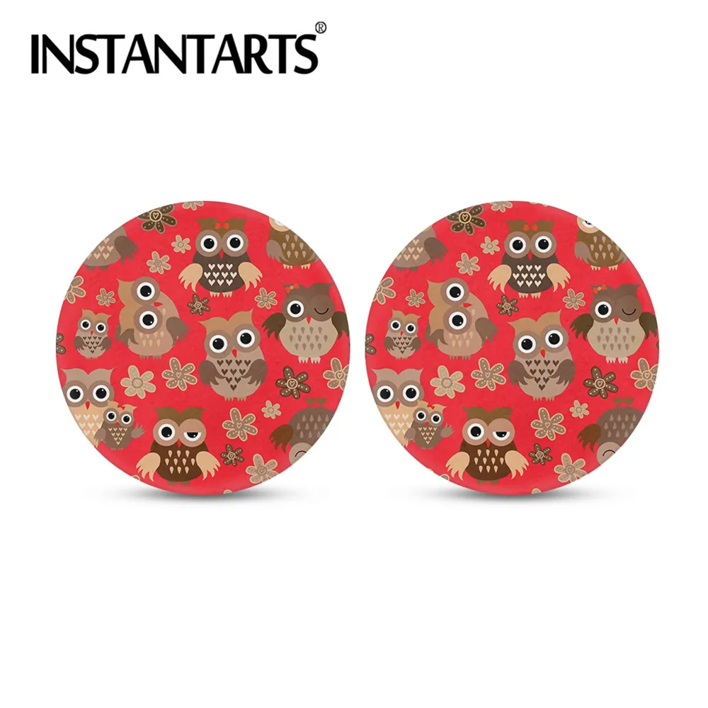 Подставки INSTANTARTS для детей милые Мультяшные подставки под стаканы с рисунком