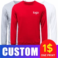 coct round neck sweater long sleeved tops individual group logo custom round neck sweater men and women