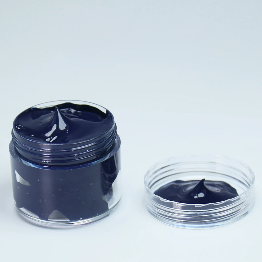 

Leather color paste-midnight blue,leather bag,shoe,clothing,repair or change leather color,ship with a sponge rub and gloves