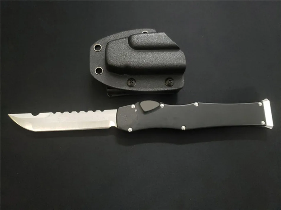 МИКЕР Нож для активного отдыха и охоты с лезвием D2, алюминиевой рукояткой, рыболовным инструментом, походным выживанием, тактическим EDC и кухонными приборами.