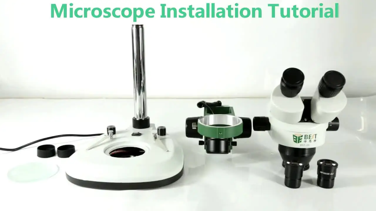 

BEST Binocular Stereo Microscope 10X/20X Above LED Lights PCB Solder Tool Mobile Phone Repair Mineral Watching Microscopio