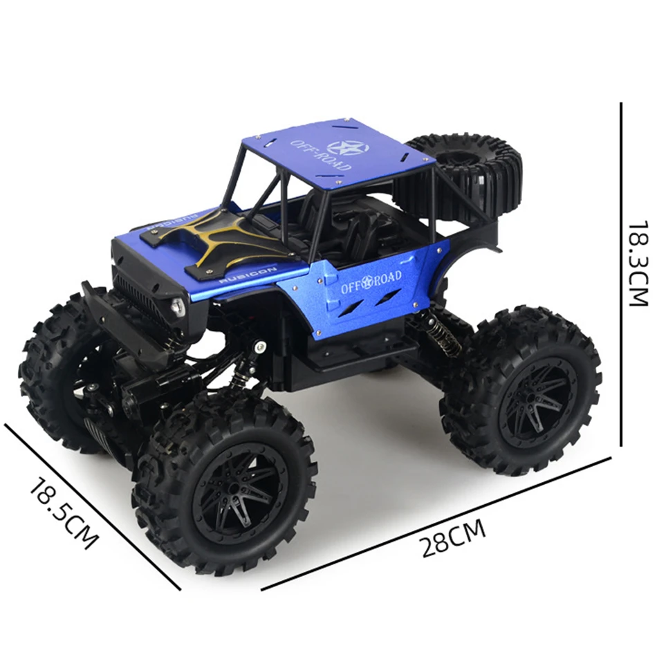 

MGRC 1:14 Wireless Remote Control Alloy Car Children Electric 2.4G Four-wheel Drive Climbing Off-road Toy Car Toys for Children