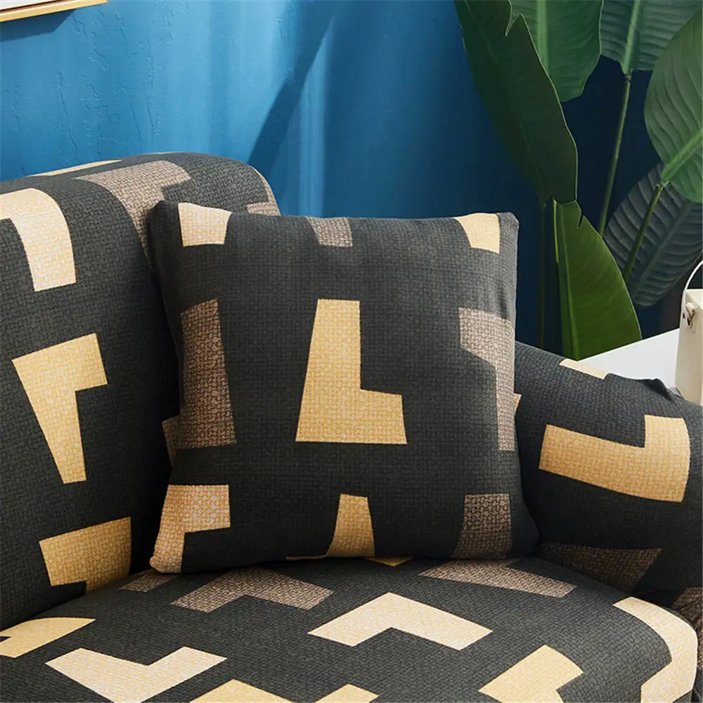 European Style sofa covers for living room with sheet pillow Winter warm super soft corner cover of Furniture Protector | Дом и сад
