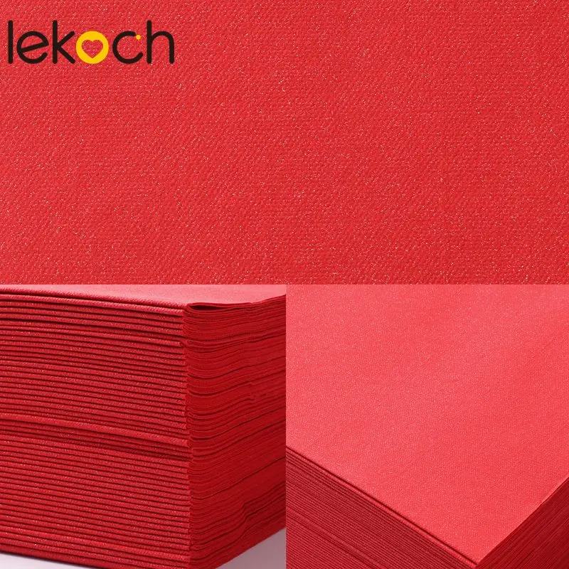 Lekoch Красные столовые салфетки квадратные карманные носовой платок для свадьбы