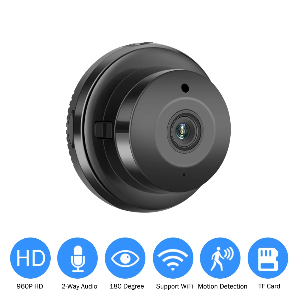 HiSMAHO 180 градусов панорамная Wi-Fi камера 960P HD Беспроводная умная домашняя ip-камера безопасности ИК ночного видения Детский Монитор просмотр приложения
