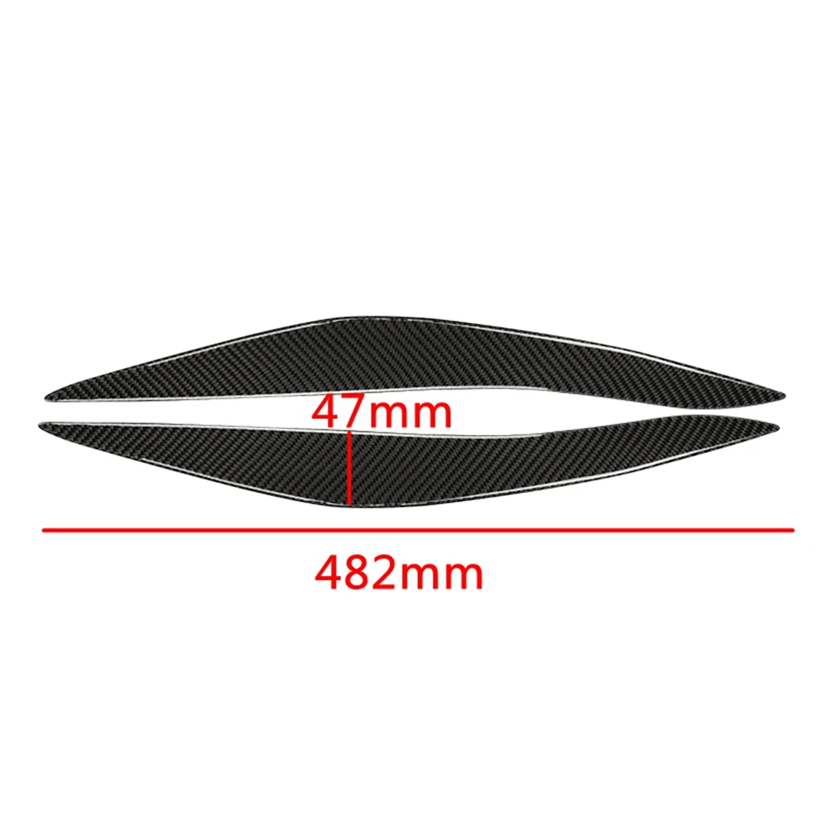 Защитная накладка на переднюю фару из углеродного волокна для BMW E90/E91 328i 335i 2006 2011 /