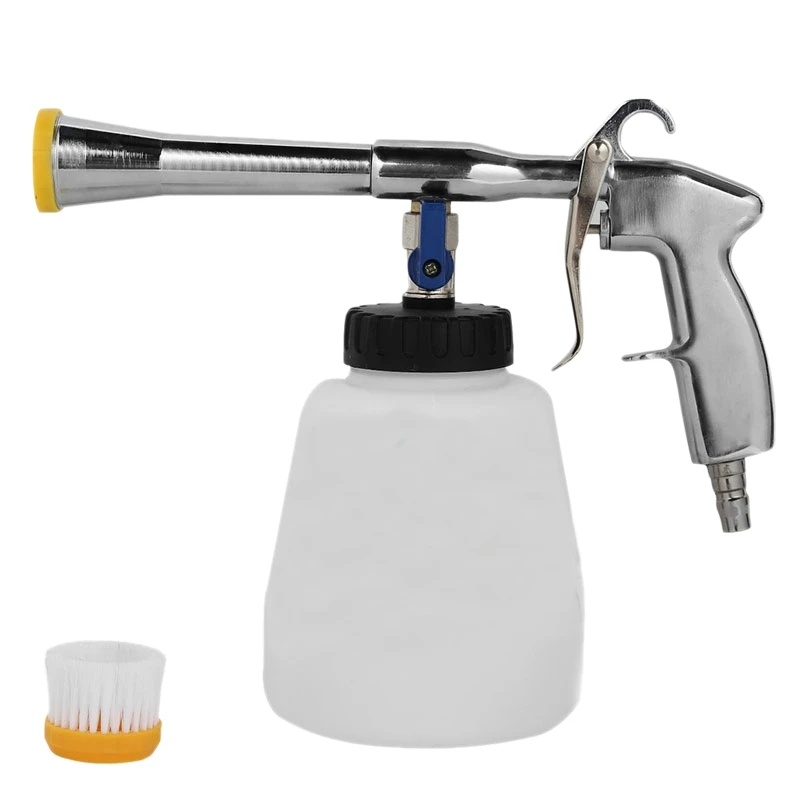 Пистолет для мойки автомобиля высокого давления High Pressure Car Wash Water-Gun для мойки Tornador, машина для глубокой чистки интерьера автомобиля, распылитель-пистолет с щеткой.