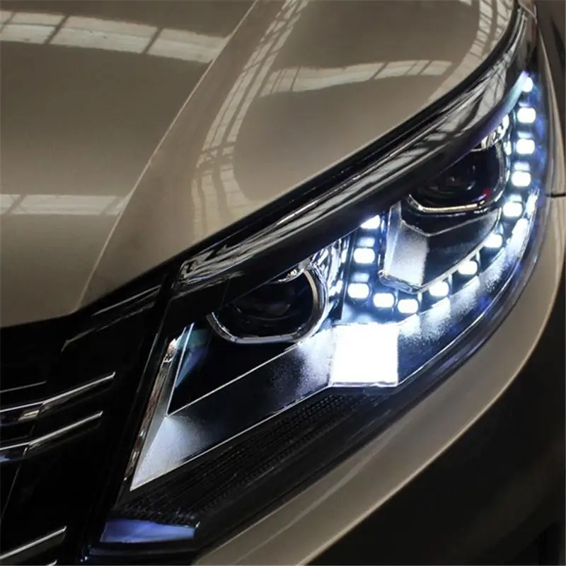 Запчасти Drl лампы Assessoires Luces Led Para Автомобильные фары автомобильные в сборе 09 10 11 12