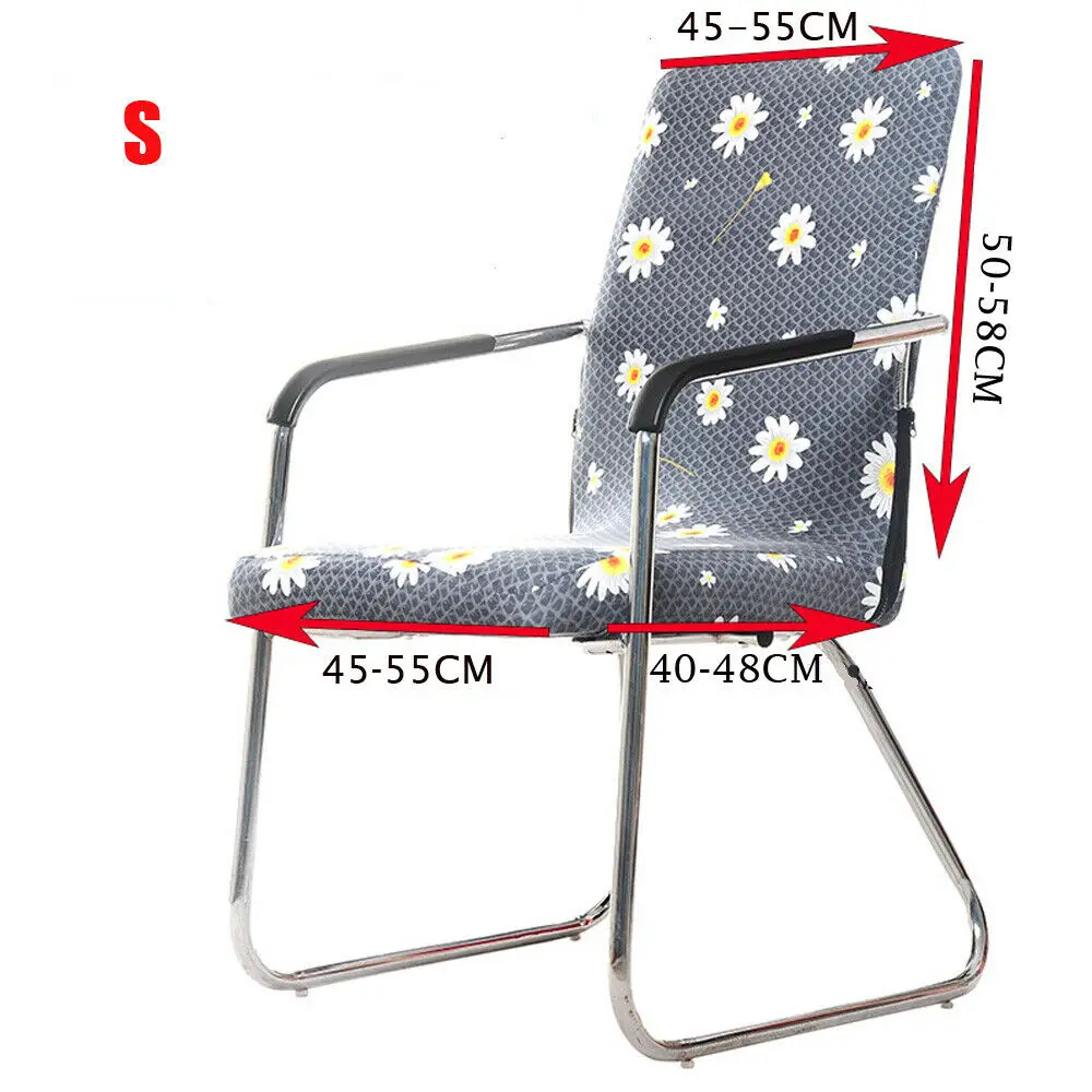 Поворотный Чехол на стул защитный чехол компьютерное кресло офисное