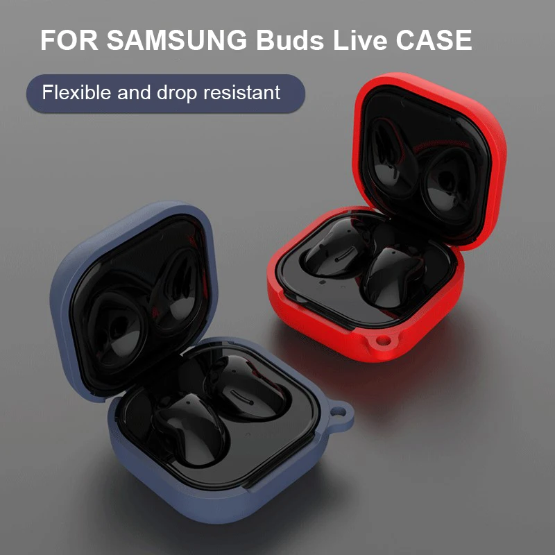 

Portable Silicone Earphone Case For Samsung Galaxy Buds Live/Pro Case Shell Accessories Anti-drop Shockproof Soft Protector New