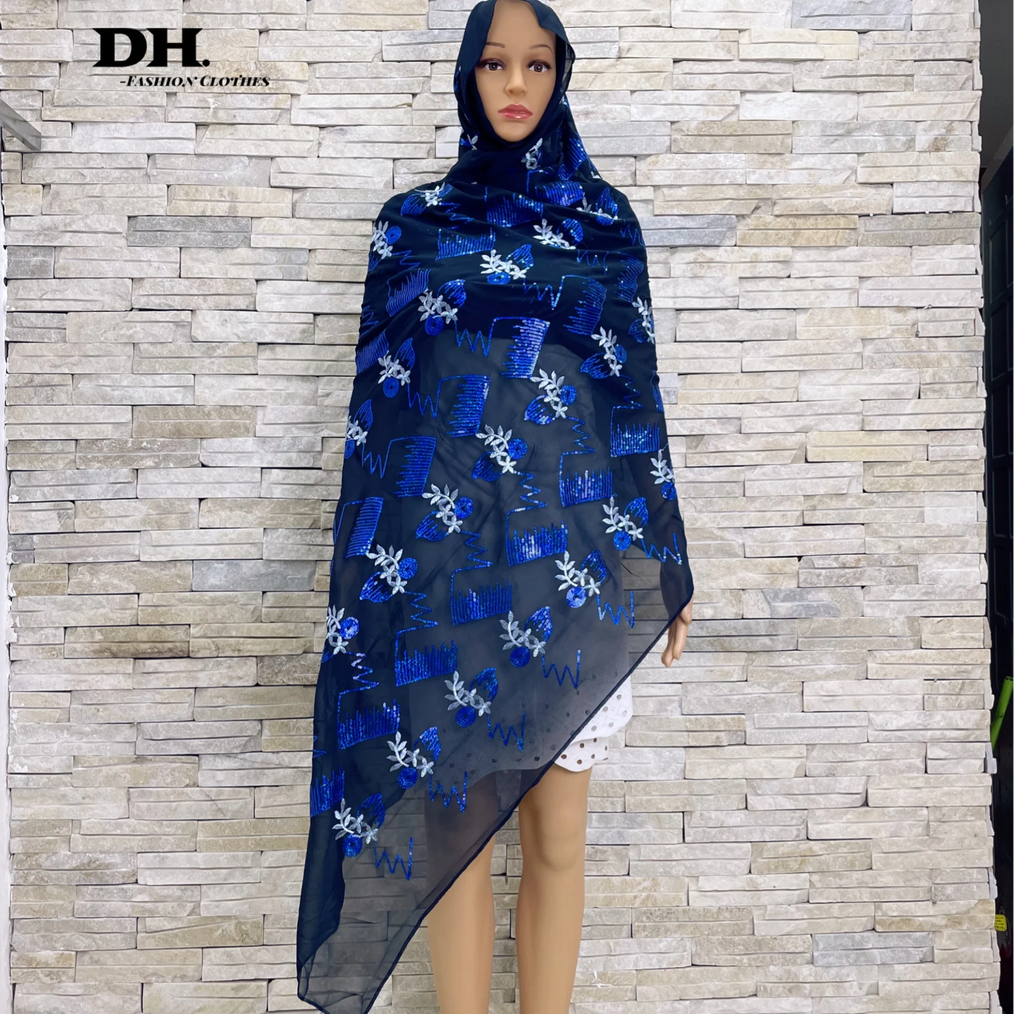 Мусульманский женский хиджаб Африканский шарф высококачественные мягкие