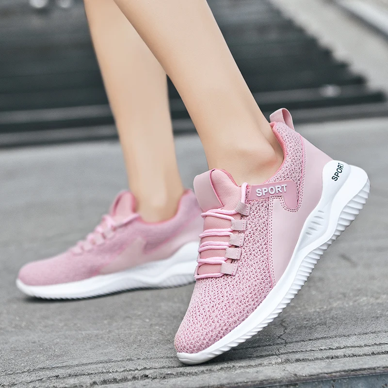 Женские кроссовки для бега US8 большого размера удобные прогулок на открытом