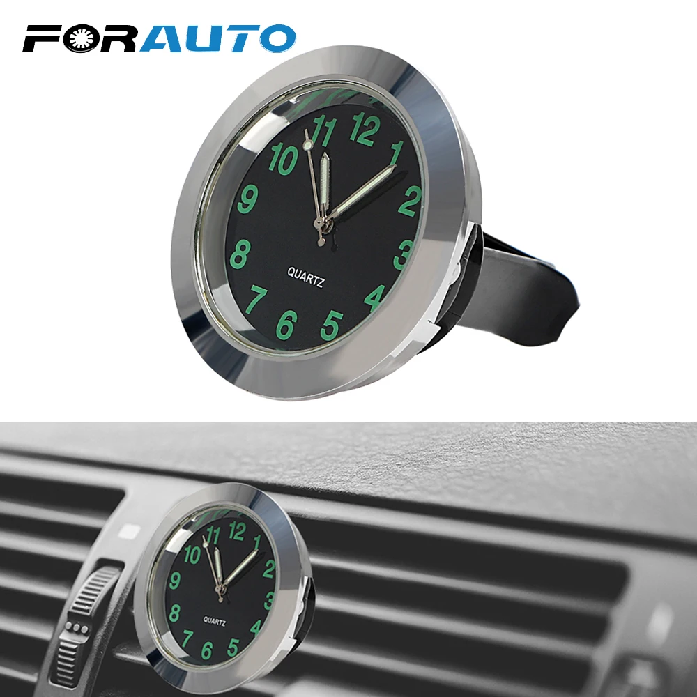 FORAUTO автомобильные часы с зажимом на вентиляционное отверстие мини-часы