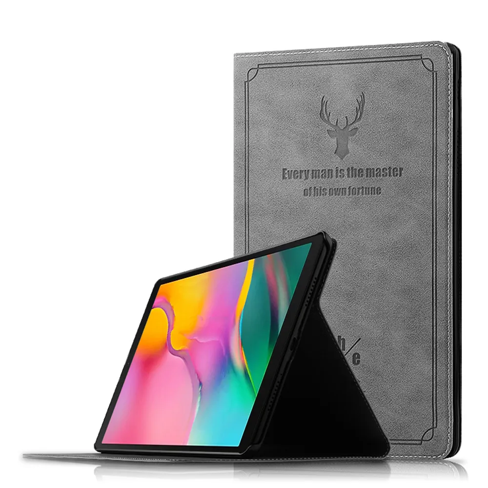 OMESHIN для Samsung Galaxy Tab A 10 1 T510/T515 чехол с подставкой из ПУ + кожи магнитом умный