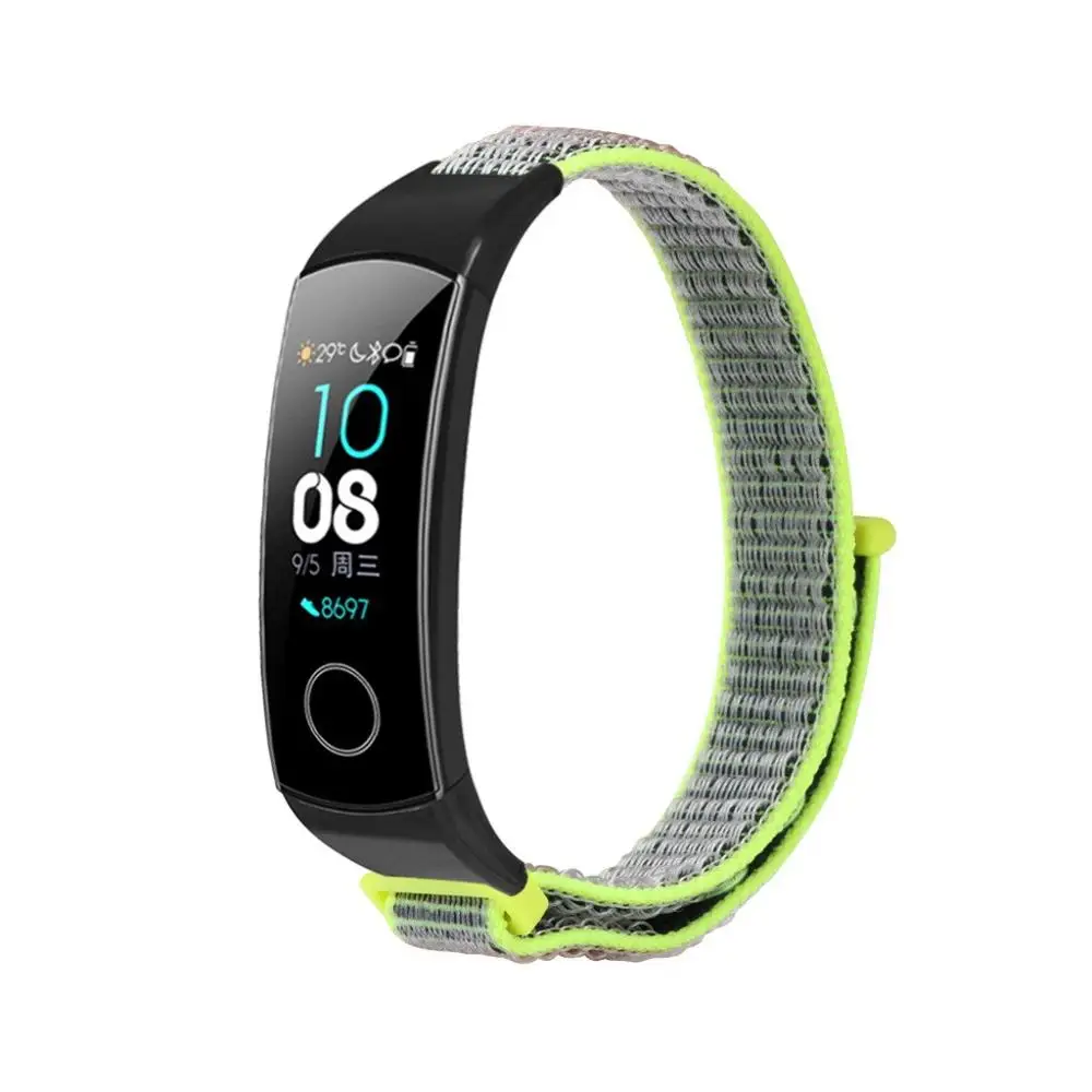 Сменный нейлоновый спортивный ремешок для часов Huawei Honor Band 5/4 унисекс модный