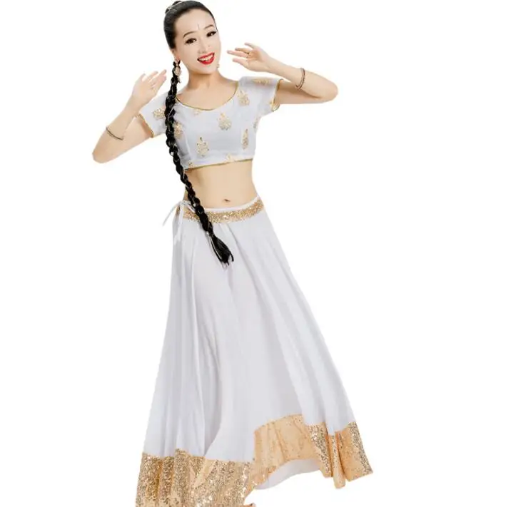 Leng Ha одежда для выступлений индийский сари женщина девушка красивая вышивка