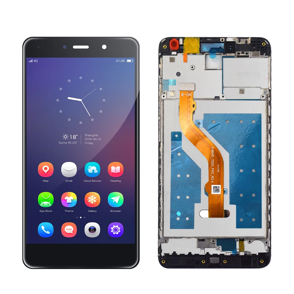 ЖК-дисплей для HUAWEI Y7 Prime ЖК-дисплей Экран Дисплей планшета Сенсорный экран TRT L21 L21A L21X LX2 LX1 LX3 сборка Рамка
