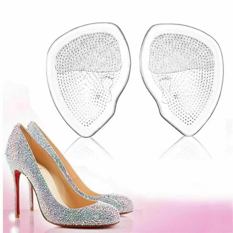 

Gel Woman Forefoot Insole Pad For High heels,flat Feet insoles,Clear Cushion Soft Shoe Pads Insoles 1Pair Inserts Foot Care Pad