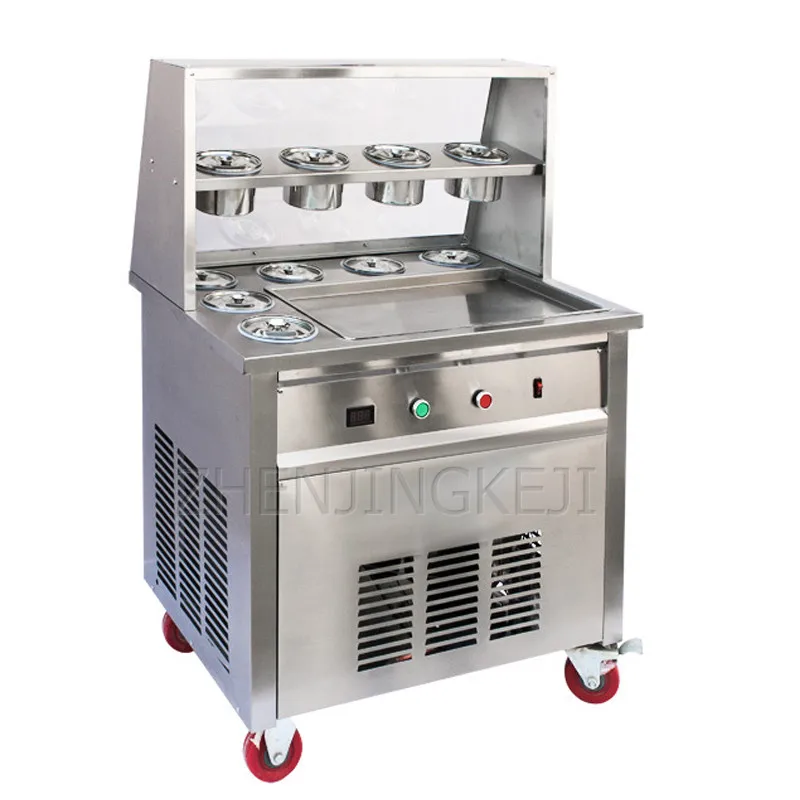 220V коммерческая машина для приготовления жареного йогурта небольшой вкусное