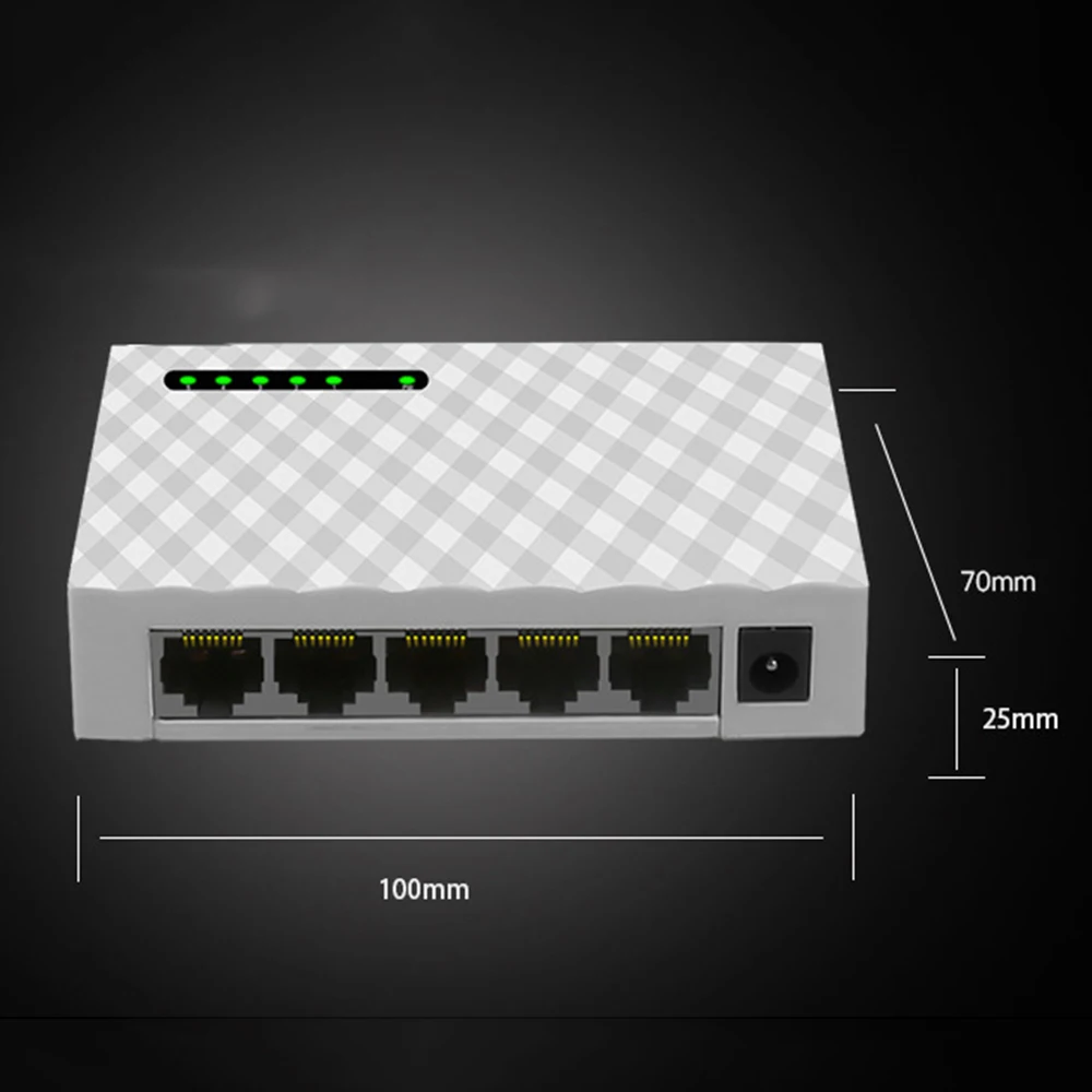 Мини 5-Порты и разъёмы Desktop гигабитный коммутатор PoE Fast Ethernet коммутатор сетевой коммутатор Gigabit 1000 Мбит порт LAN Hub адаптер полный или полудуплекс обмена