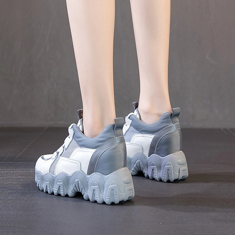 

Tenis Wedge Sneakers Women Shoes Casual Sneaker Chunky Shoes Woman Sneakers with Platforms Designer Shoes Women's Footwear Solid