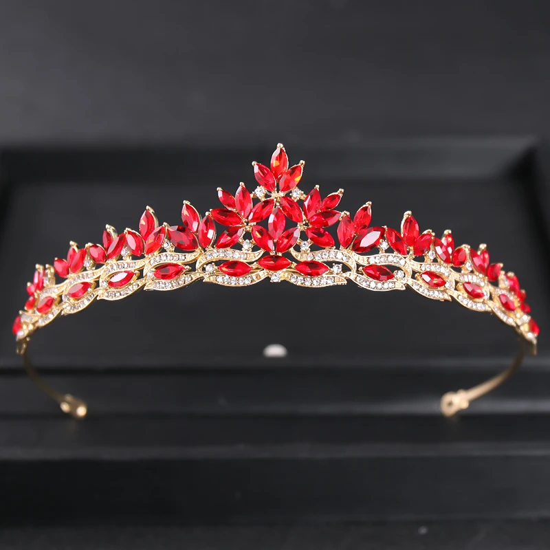 Роскошная Бриллиантовая тиара в стиле барокко Посеребренная корона повязка на