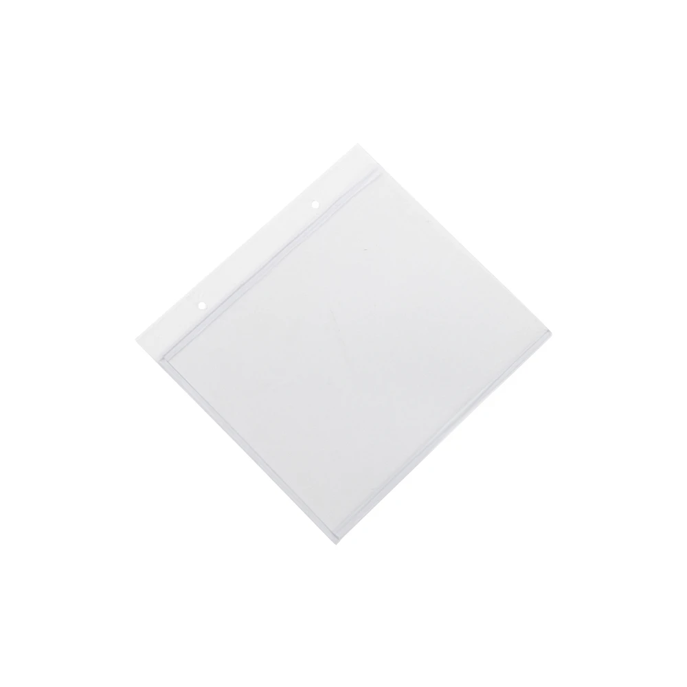 

A6 Clear Menu Sleeves Flip Sign Holder Pvc Tag Pouch Sign Envelope Poster Cover Hanging Price Tag Pocket