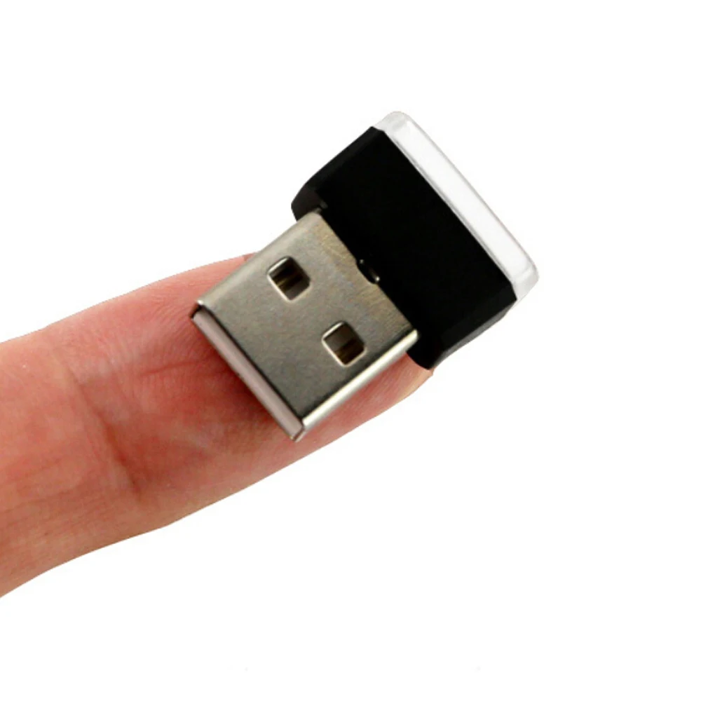 USB Ночной светильник светодиодный интерьер автомобиля Атмосфера лампы для ног
