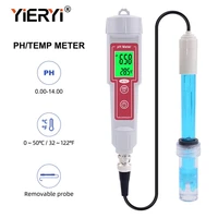 yieryi portable digital water quality tester pen ph meter water quality test pen ph 618bl external connection electrode tester