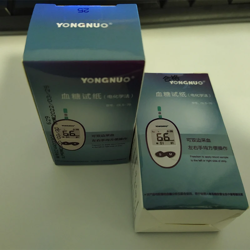 Тест полоски для глюкометра GLM 76 тест с ланцетом 50 шт. инструменты контроля уровня