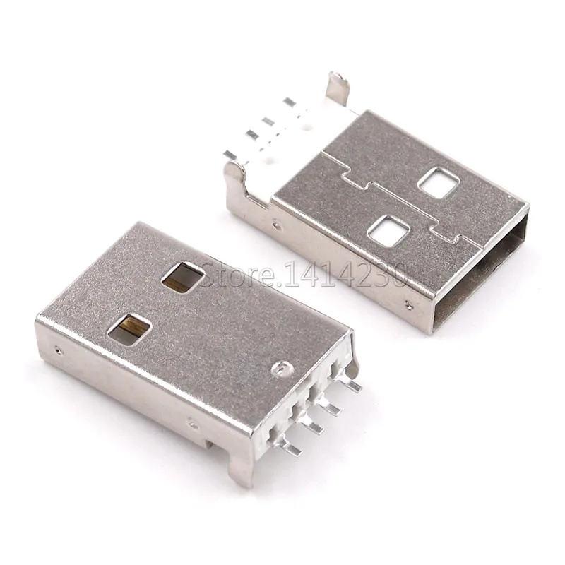50 шт. Разъемы USB 2 0 типа А для печатной платы 180 градусов | Обустройство дома