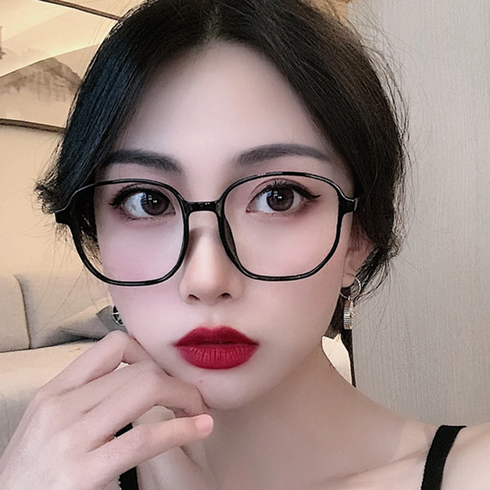 

Vintage Fashion Square Uv400 Glasses Unisex Computer Gaming Clear Lens Anti-uv Anti Blue Light Eyeglasses With Rivets A965732