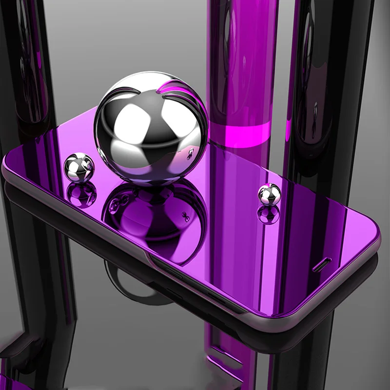 Роскошные откидные Чехлы умный зеркальный Чехол для мобильного телефона Redmi 5 Plus