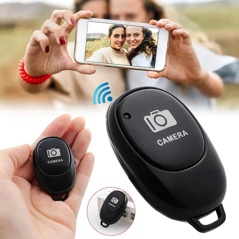 Bluetooth-compatible Remote Control Button Wireless Controller For ios / Android Self-Timer Camera Stick Shutter Release Selfie images - 6