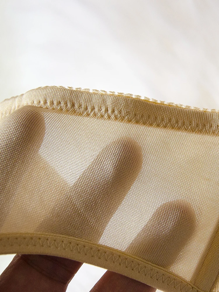 100% Шелковый бюстгальтер без косточек женское нижнее белье с тонкой чашкой