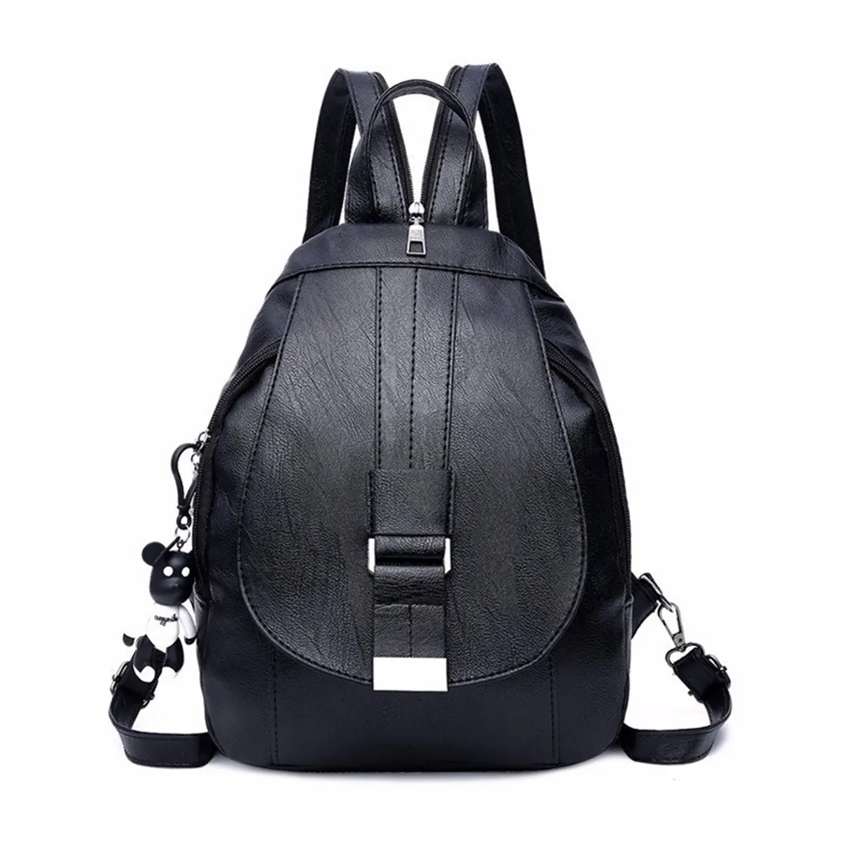 

2019 Women Leather Backpacks Female Back Pack Vintage Shoulder Bag Travel Ladies Bagpack Mochilas School Bags Back to School Red