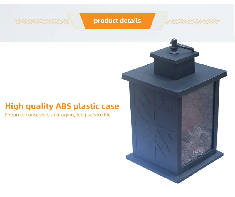 Светодиодный светильник в стиле ретро с динамическим пламенем лампа для камина